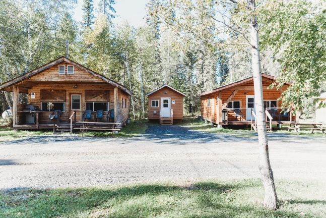 Cabin 7, Cabin 7&8 Washroom Building, and Cabin 8