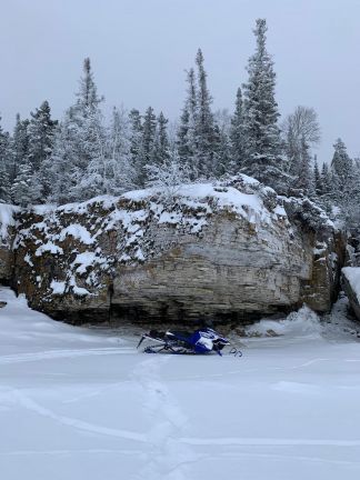 Rock & Ice along the lake shore